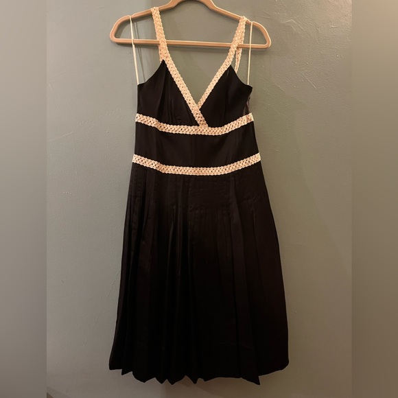 Tocca Black Dress with Detailed Straps - Picture 1 of 6